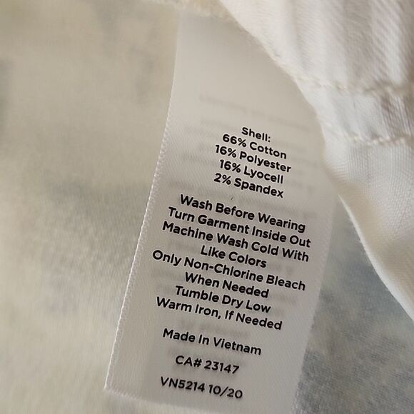 NWT Chinoiserie Cotton/Spandex Blend Size 10P Slim Ankle Jeans - Picture 9 of 9